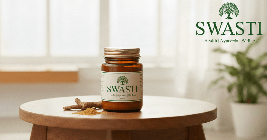 Ashwagandha Vitality Boost - SwastiHealth, Swasti, Ayurveda, Wellness, Health, Herbs, Remedies, Blogs, Common Problems, Daily Ritual, Health Guide, Recipes, Fitness, Natural Remedies, Organic, Clean Beauty, Plant-Based, Holistic Healing, Authentic India, Vata Pitta Kapha, Self-Care